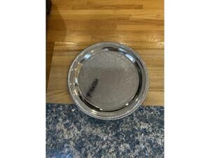 International Silver Co Silver Plated Tray w/ Ornate Design